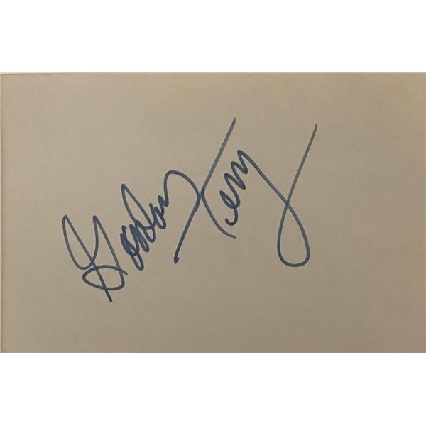 Gordon Terry original signature