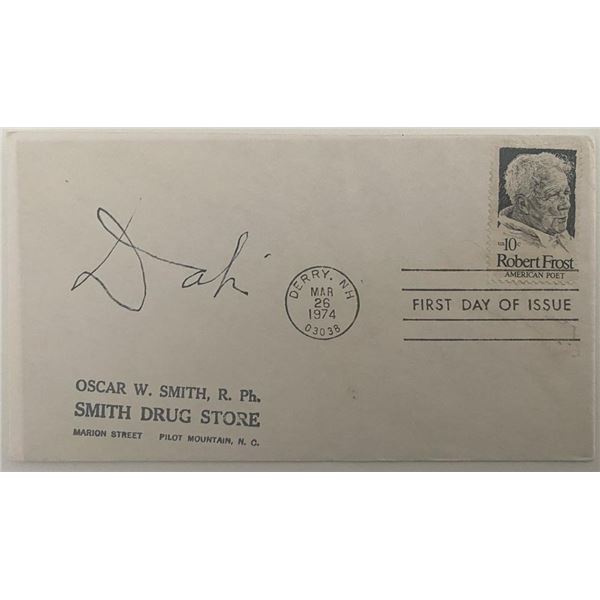 Artist Salvador Dali Signed FDC