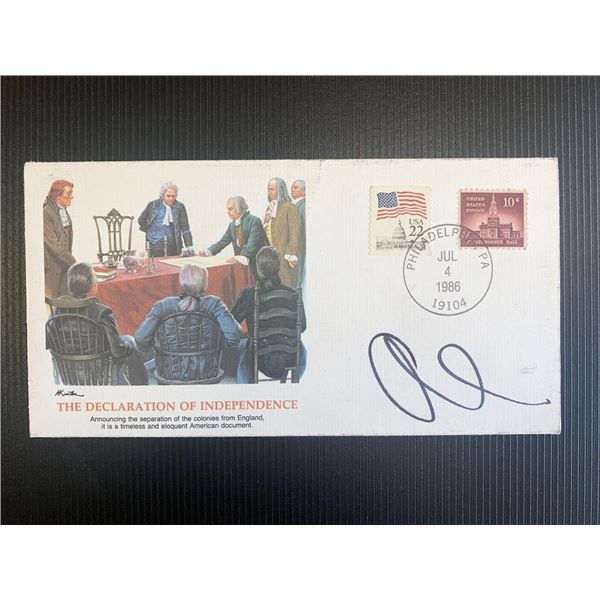 Alan Morton Dershowitz signed first day cover