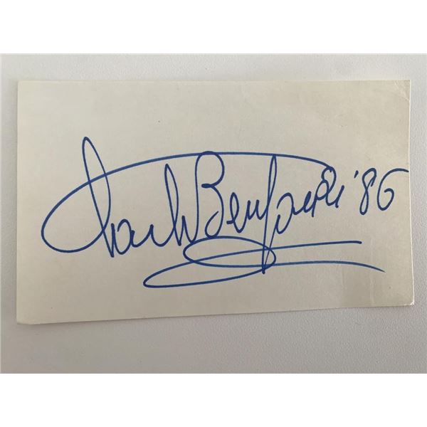 Opera Star Carlo Bergonzi original signature