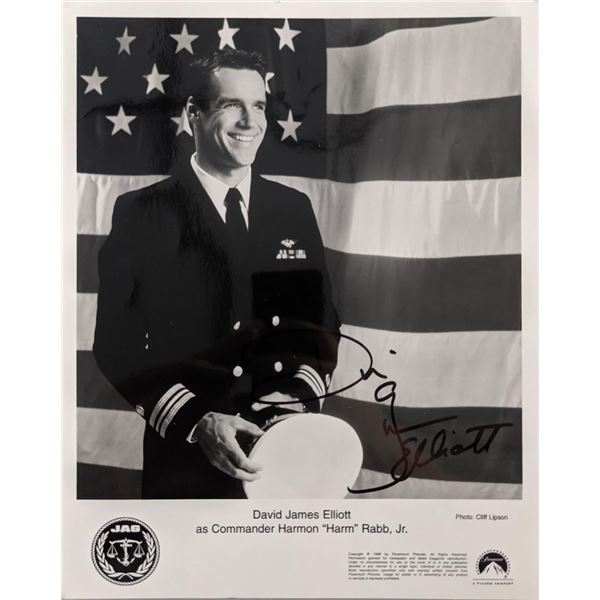 JAG David James Elliott Signed Photo