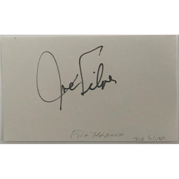 Joe Silver original signature
