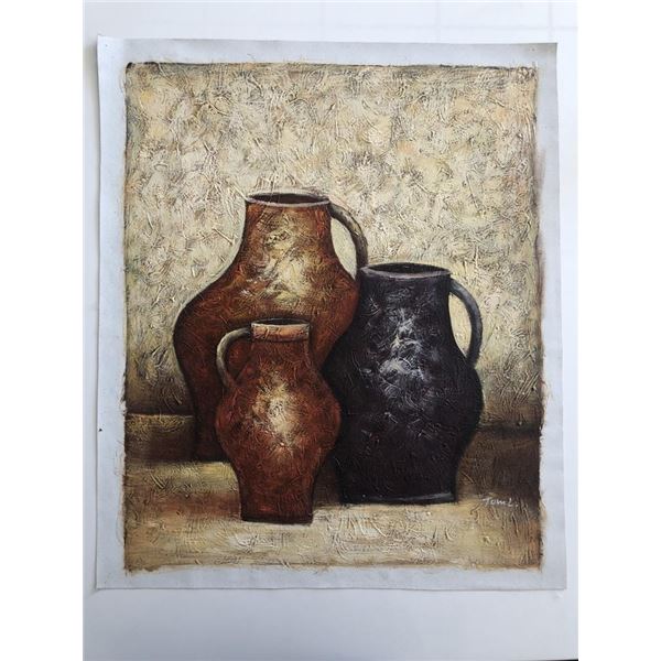 Vases Still Life original painting on canvas