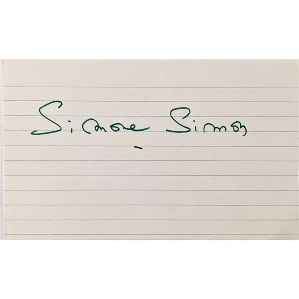 Simone Simon Signature Cut