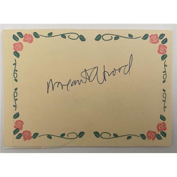 Novelist Richard Ford signature