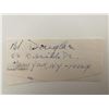 Image 1 : N. Douglas signed note