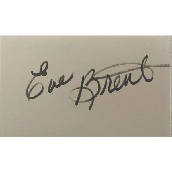 Eve Brent original signature