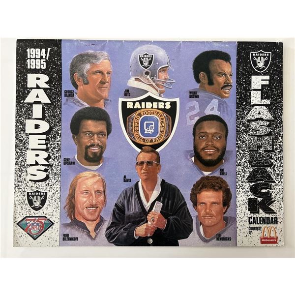 1994-1995 Oakland Raiders calendar
