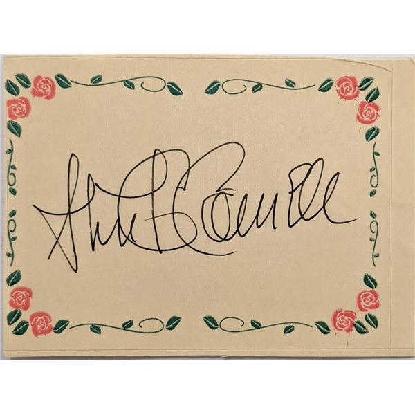 TV producer Stephen Cannell original signature