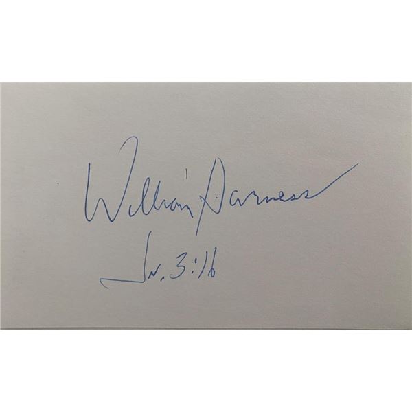 Opera singer William Harness original signature