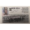 Image 1 : JFK Funeral Honor Guard U.S. Marine Bob Gill signed card
