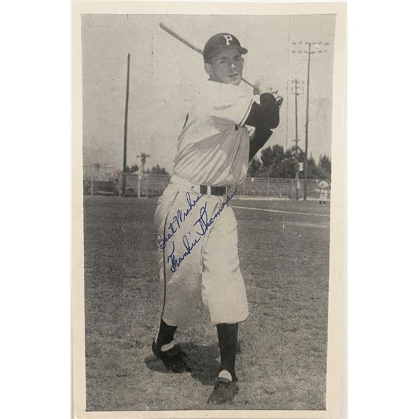 Baseball player Frank Thomas signed photo