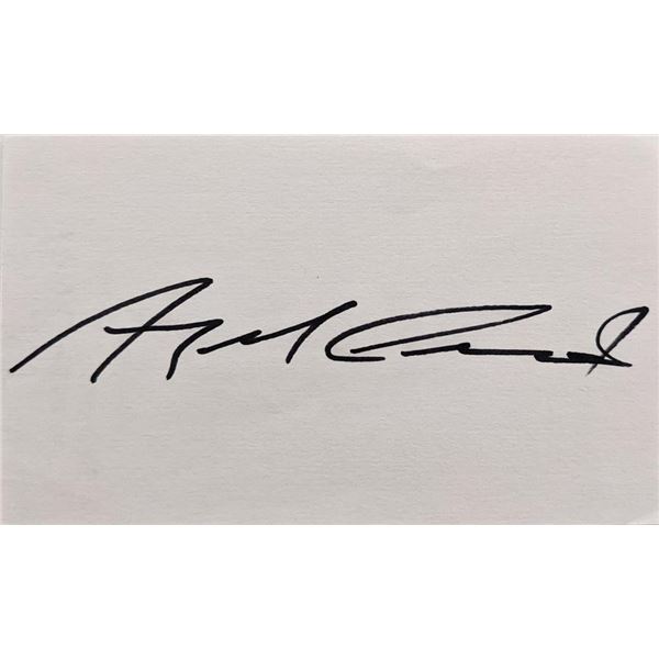 Jockey Angel Cordero Jr. original signature