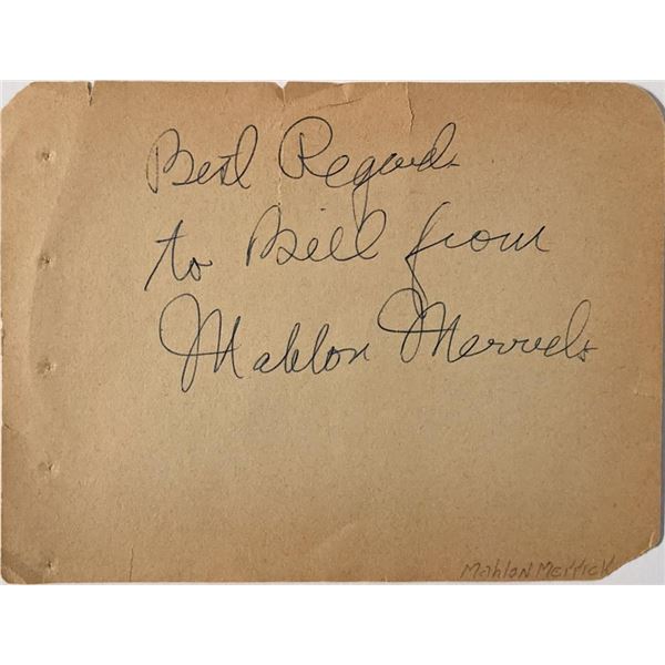 Mahlon Merrick Signature Cut