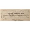 Image 1 : David B. Hill Signed Check 1906