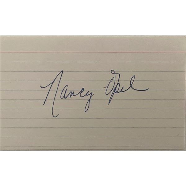 Nancy Opel original signature