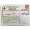 Image 1 : WWII HMS Hecla Anniversary Commemorative Cdr S G Clark Signed First Day Cover