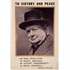 Image 1 : Winston Churchill photo card. 5x7 inches