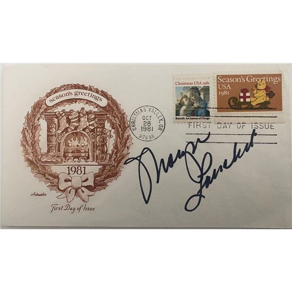 Actress Morgan Fairchild signature