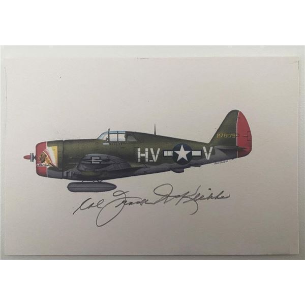 WW2 Military USAF Colonel Frank W. Klibbe original signature cut