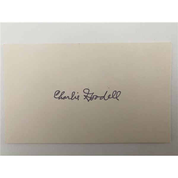 US Senator &  Congressman Charles Goodell  original signature