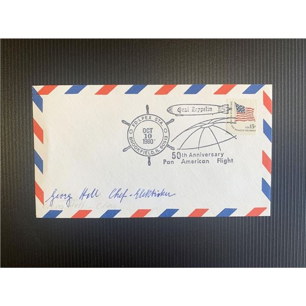 Georg Holl signed first day cover