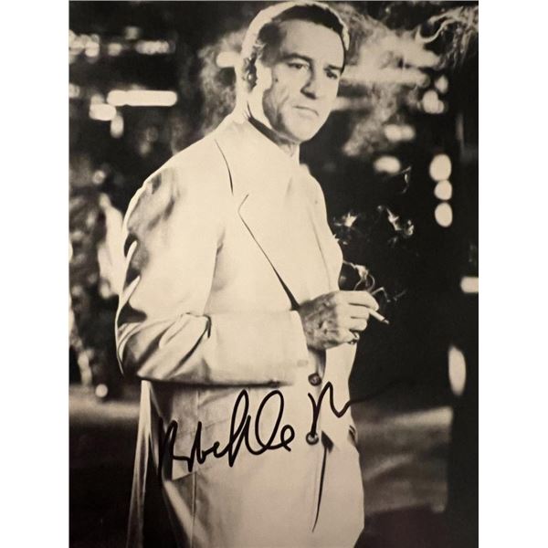 Robert DeNiro facsimile signed photo. 5x7 inches