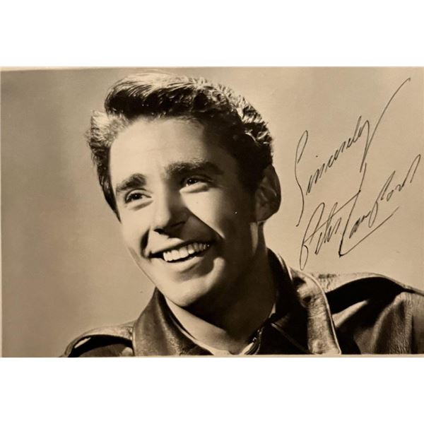 Peter Lawford facsimile signed photo. 3x5 inches
