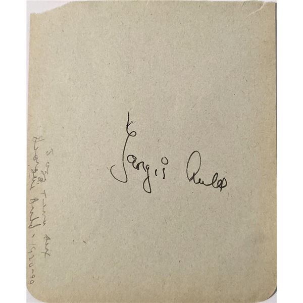 Georgie Auld Signature Cut