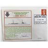 Image 1 : WWII HMS Hecla Anniversary Commemorative Cdr S G Clark Signed First Day Cover