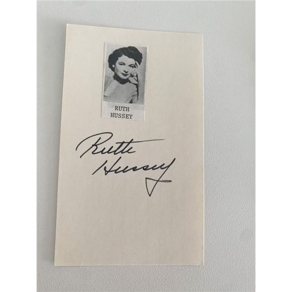 Ruth Hussey original signature