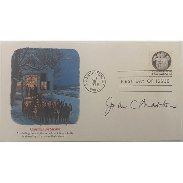 Cosmologist John C. Mather signed 1978 first day cover