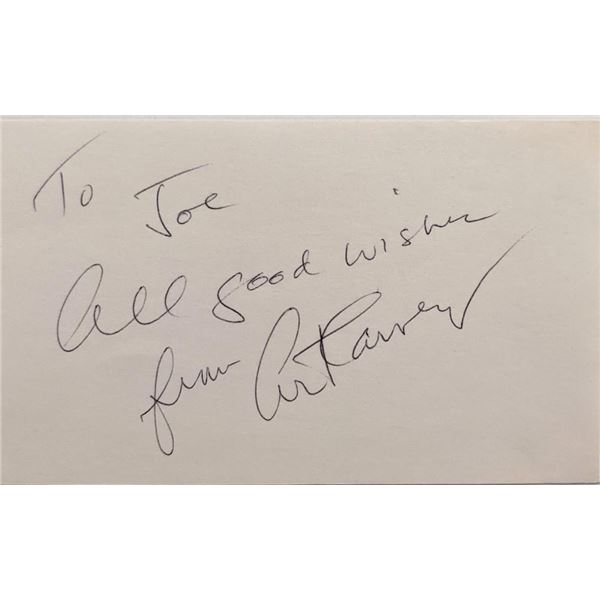 The Honeymooners Art Carney original signature