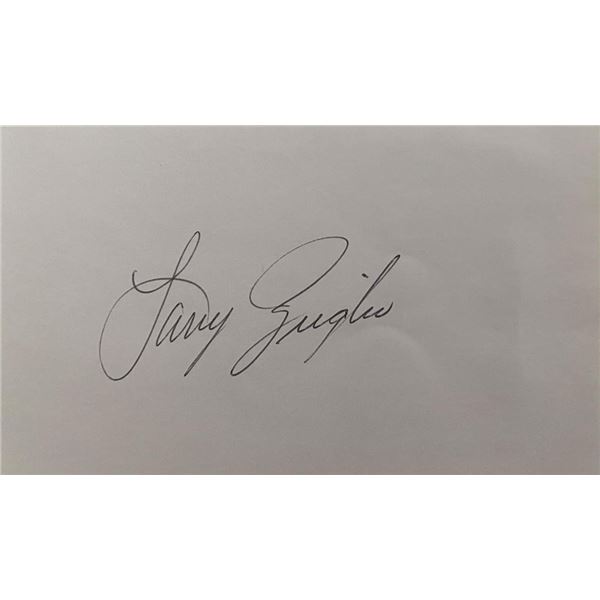 Professional golfer Larry Ziegler original signature