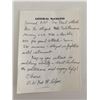 Image 1 : General Carroll W. Red McColpin signed letter
