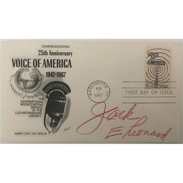 Comedian Jack E. Leonard signed first day cover