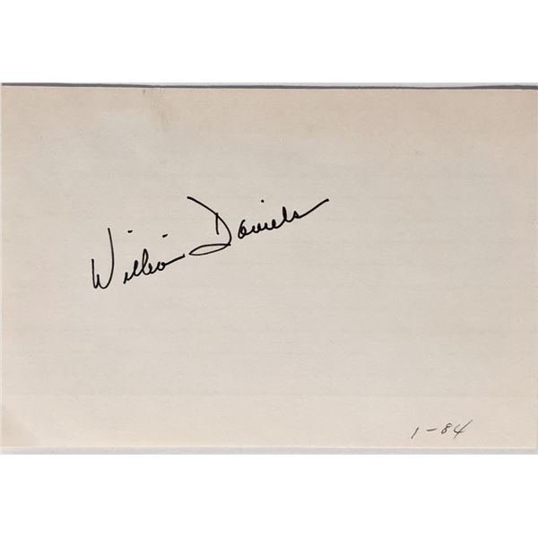 St Elsewhere William Daniels autograph