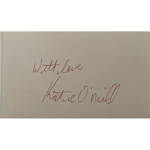 Actress Katie O'Neill original signature