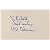 Image 1 : Sportswriter Al Abrams signed note