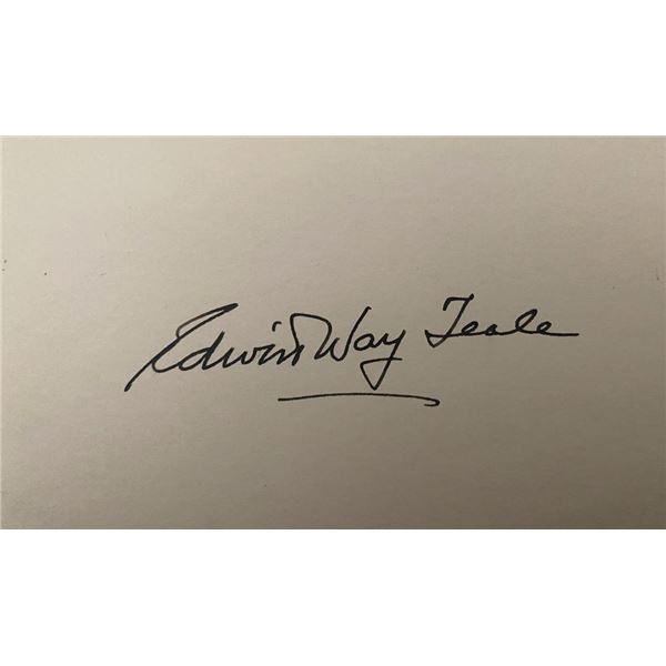 Edwin Way Teale Signature