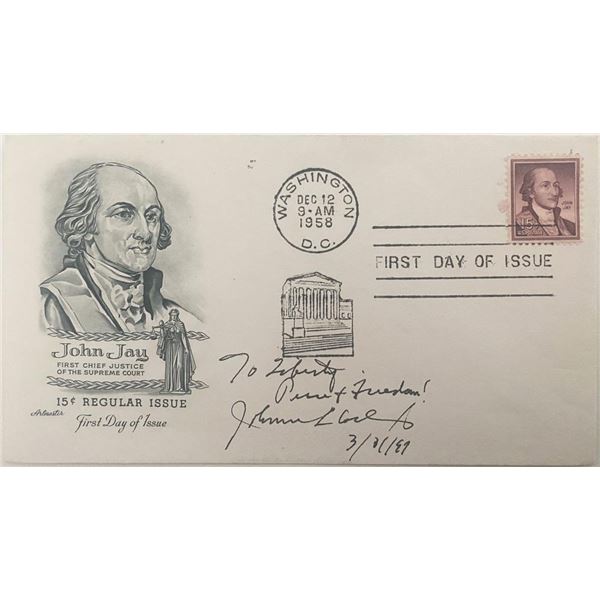 Trial Lawyer Johnnie L. Cochran Signed FDC