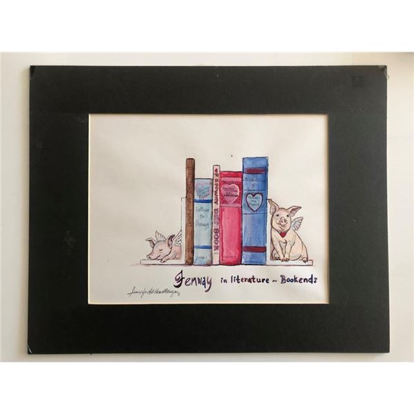 Fenway in Literature Original Art - All Heart Designs