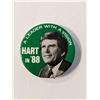 Image 1 : Disgrace Presidential Candidate Gary Hart 1988 Presidential Campaign Pin