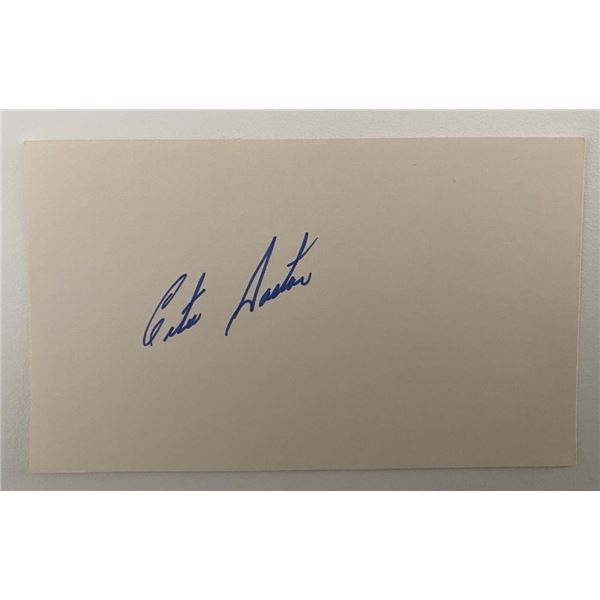 Baseball Cito Gaston original signature