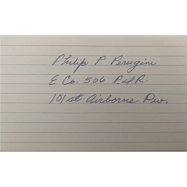 Philip P. Perugini Signature