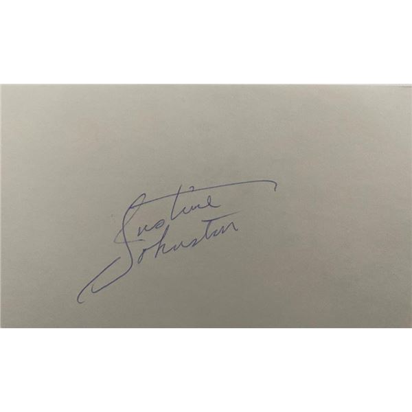 Justine Johnston original signature
