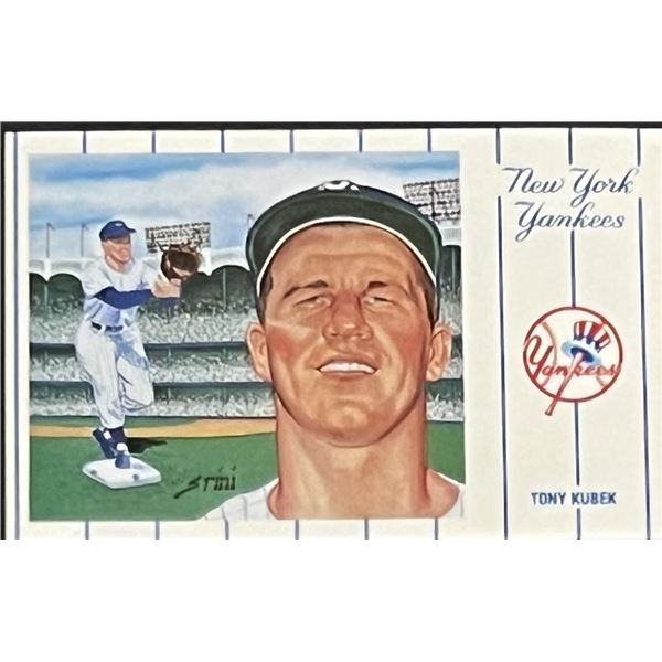 1961 New York Yankees Team Tony Kubek Postcard Series No.1. Card 9 of 12