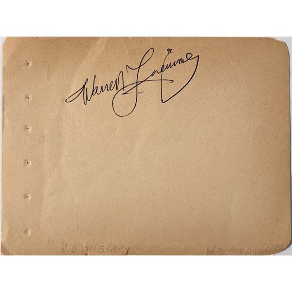 Trumpeter Warren Luening Signature Cut