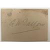 Image 1 : British Politician G.W. Balfour original signature