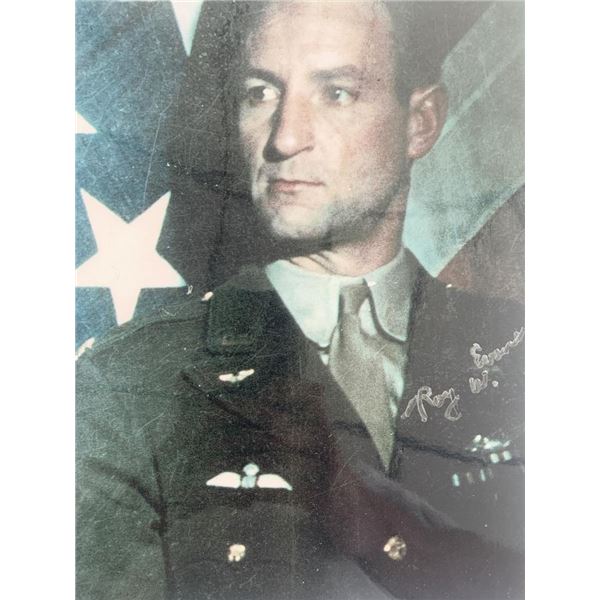 WWII Roy W. Evans Signed Photo